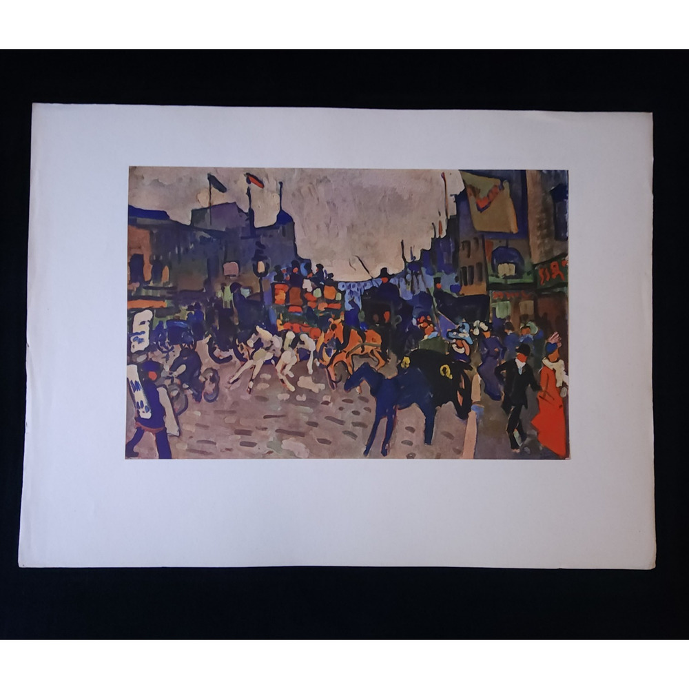 Vintage Andre Derain Rue De Londres Art Print Lithograph 1st Edition 1947 Print